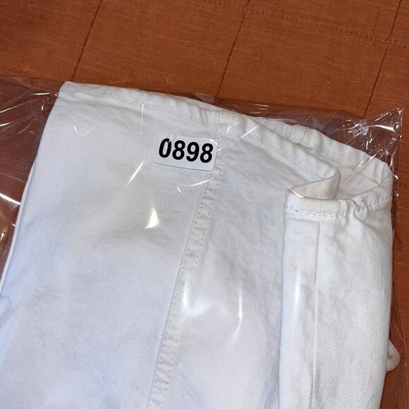 ZAra White Deim Mini Dress Wome size S SMall - Picture 8 of 8